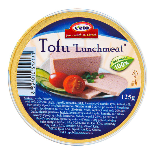 312033 Tofu Lunchmeat 125 g   VETO ECO-2